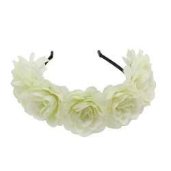 Braut-Stirnbänder mit Blumenmuster, Blumengirlanden, Haarkranz, Brautblume für Hochzeit, Blumenstirnbänder für Damen von RSEHHRTE