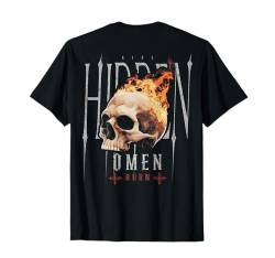 Hip Hop Schädel Vintage Edgy Y2K Backprint Streetwear Skull T-Shirt von RTUZ