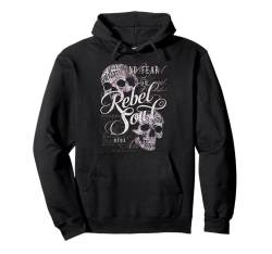 Hip Hop Y2K Vintage Hipster Edgy Urban Streetwear Skull Pullover Hoodie von RTUZ