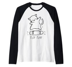 Hip Hop Cat Y2K Vintage Hipster Retro Edgy Streetwear Katze Raglan von RTUZ