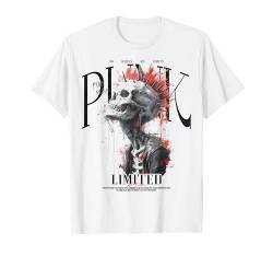 Hip Hop Y2K Vintage Hipster Edgy Urban Streetwear Punk Skull T-Shirt von RTUZ