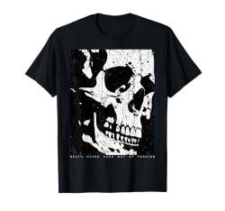 Hip Hop Y2K Vintage Hipster Edgy Urban Streetwear Skull T-Shirt von RTUZ