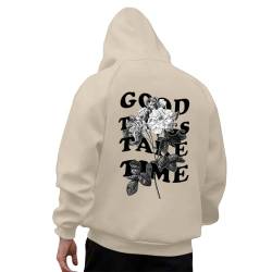 RUMAOZIA Hoodie Herren Damen mit Print Y2K Warm Pullover Hoody 3D-Buchstaben Winter Oversize Kapuzenpullover Sweatshirt Schwarz Mode Hip Hop Sweatjacke Kapuzenjacke Hochwertige Hoodie Jungen von RUMAOZIA