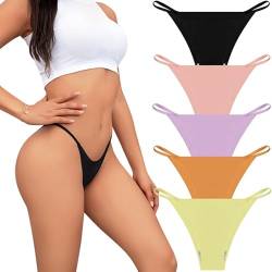 RUNYA Seamless Slips Damen Mehrpack Unterhosen Tanga Nahtlose Unterwäsche Frauen M von RUNYA