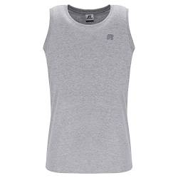 RUSSELL ATHLETIC A30021-VK-091 CROPPED Tee SHIRT T-shirt Herren NEW GREY MARL Größe M von RUSSELL ATHLETIC