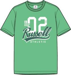 RUSSELL ATHLETIC A30101-AG1-23 02RA-S/S CREWNECK Tee SHIRT T-shirt Herren Absinthe GREEN Größe XXL von RUSSELL ATHLETIC