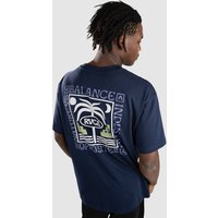 RVCA Morocco Palm T-Shirt navy von RVCA