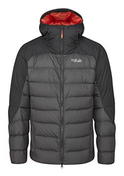 Rab Herren Infinity Alpine Jacke, Black-Anthracite, M von Rab