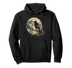 Rabe Mond Krähe Natur Pullover Hoodie von Rabe Cottagecore Krähe Outfits