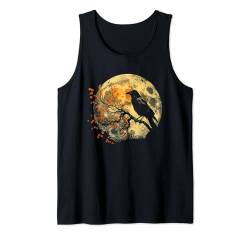 Rabe Mond Krähe Natur Tank Top von Rabe Cottagecore Krähe Outfits