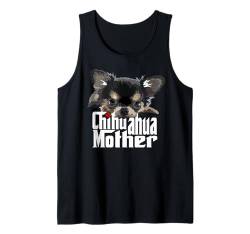 Chihuahua Mutter Langhaarige Chiwawa Mama Hundeliebhaber Tank Top von Raf THE ARTIST Designs