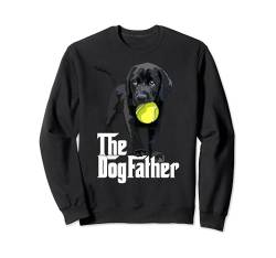 Der Hundevater Black Labrador Dad Retriever Welpe Sweatshirt von Raf THE ARTIST Designs