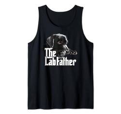 Herren The Lab Father Black Labrador Dad Retriever Dog Daddy Tank Top von Raf THE ARTIST Designs