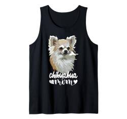 Langhaar Chihuahua Mama Langhaar Chiwawa Mama Mutter Hund Tank Top von Raf THE ARTIST Designs