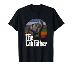 The Lab Father Retriever Retriever im Vintage-Labur-Stil, Schwarz T-Shirt von Raf THE ARTIST Designs