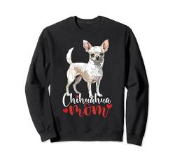 Weiße Chihuahua Mama Chiwawa Mutter Mädchen Sweatshirt von Raf THE ARTIST Designs