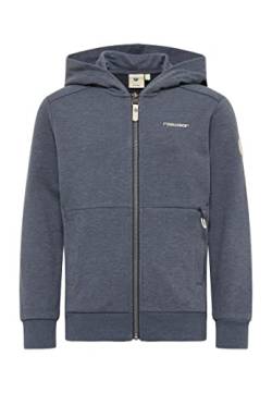 Ragwear Axell Organic Jungen Sweatjacke mit Kapuze Sweat Strickjacke Cardigan Übergangsjacke Jacke Sweatshirt mit Reisverschluss (DE/NL/SE/PL, Numerisch, 128, Regular, Navy) von Ragwear