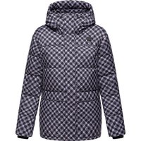 Ragwear Steppjacke Wikesh Print Damen Winterjacke mit angesagtem Hahnentritt-Muster von Ragwear