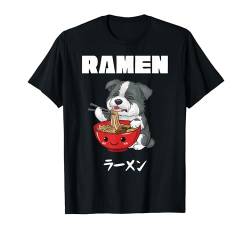 Ramen Tshirt Herren Fuchs Vintage Japanese Nudeln Anime T-Shirt von Ramen Geschenk Nudeln Anime Japan Kawaii Japanese