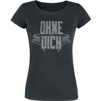 Rammstein T-Shirt - Ohne dich - S bis XXL - für Damen - Größe S - schwarz  - Lizenziertes Merchandise! von Rammstein