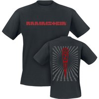 Rammstein T-Shirt - Zeit - S bis 5XL - für Männer - Größe 4XL - schwarz  - Lizenziertes Merchandise! von Rammstein