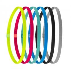 6 Stück Sport Stirnband Dünn, Elastische Haarband, Sport Haarband, Sport Stirnbänder Sport Haarbänder Stirnbänder, für Fitnessstudio Fußball Yoga Laufen von Rapidbok