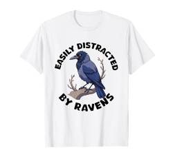 Ravens Crow Black Bird Corbie Silhouette Lover Herren Damen Jungen T-Shirt von Raven Crow Black Bird Corbie