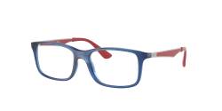 Brille  Ray - ban Ry1570 col. 3721 Kinder Rechteckig Blau von Ray - Ban