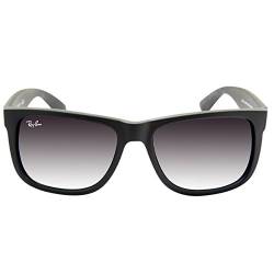 Ray-Ban JUSTIN RB4165 601/8G Sonnenbrille - Rubber Black / Grey Gradient von Ray-Ban