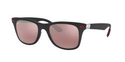 Sonnenbrillen  Ray - ban Rb4195m scuderia ferrari collection col. f602h2 Herren Rechteckig Schwarz von Ray - Ban