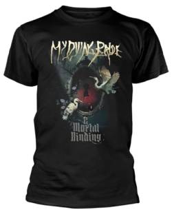 Razamataz My Dying Bride 'A Mortal Binding' Unisex Kurzarm T-Shirt, Schwarz , M von Razamataz