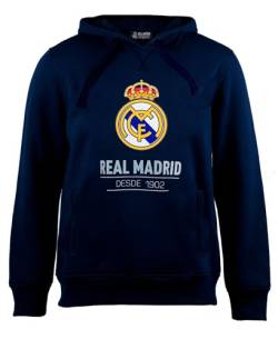 Real Madrid Unisex Sudadera Con Capucha Hoodie Nº 26 Del Kapuzenpullover, blau, XXL/3XL von Real Madrid