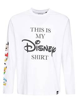 Recovered Disney This is my Relaxed L/S White T-Shirt by XXL von Recovered