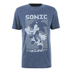 Recovered Herren Sonic T-Shirt, mehrfarbig, L von Recovered