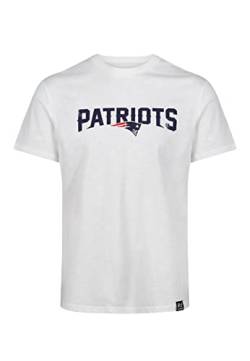 Recovered New England Patriots White NFL Est Ecru T-Shirt - 3XL von Recovered