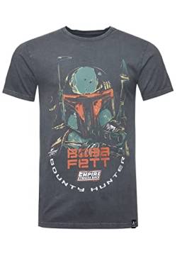 Recovered T-Shirt Star Wars Boba Fett - S - Charcoal von Recovered