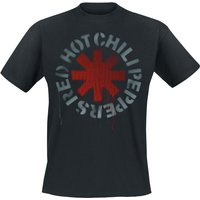 Red Hot Chili Peppers T-Shirt - Stencil Black - S bis 5XL - für Männer - Größe 3XL - schwarz  - Lizenziertes Merchandise! von Red Hot Chili Peppers