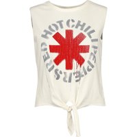 Red Hot Chili Peppers Top - Amplified Collection - Stencil Asterix - S bis XL - für Damen - Größe XL - weiß  - Lizenziertes Merchandise! von Red Hot Chili Peppers