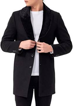 Red Bridge Herren Jacke Trenchcoat Mantel Schwarz 3XL von Redbridge