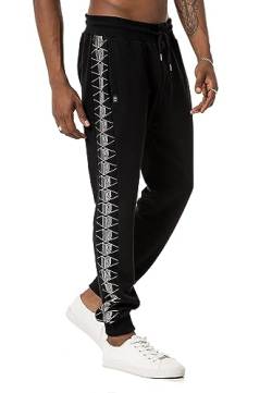 Red Bridge Herren Jogginghose Freizeithose Sporthose 3D-R Schwarz M von Redbridge