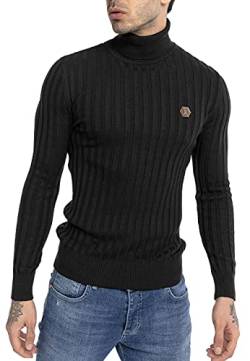 Red Bridge Herren Rollkragen Pullover Sweatshirt Strickpullover Schwarz XL von Redbridge