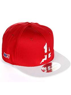 Red Bridge Unisex Snapback Caps Kappe Baseball-Cap Mütze Bestickt Länder England - Rot von Redbridge