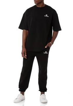 Redbridge Herren Basic Jogginganzug Tracksuit Set T-Shirt & Hose Schwarz XXL von Redbridge