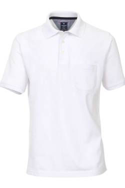 Redmond Casual Poloshirt Kurzarm weiss von Redmond