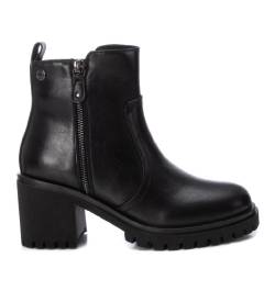 Refresh für Damen. 17205001-NEGRO Stiefelette 172050 schwarz (40), 5 bis 8 cm, Reißverschluss, Lässig von Refresh