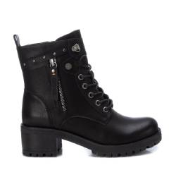 Refresh für Damen. 17224101-NEGRO Stiefelette 172241 schwarz (39), 3 bis 5 cm, Schnürsenkel, Reißverschluss, Lässig von Refresh