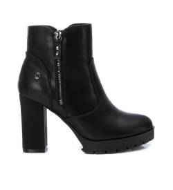 Refresh für Damen. 17225701-NEGRO Stiefelette 172257 schwarz (35), 8 bis 10 cm, Reißverschluss, Lässig von Refresh