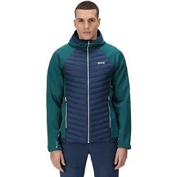 Regatta Andreson VII Herren-Jacke, leichte Hybrid-Jacke, Admiral/Pacific Green, XXXL von Regatta