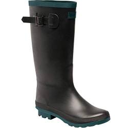 Regatta Damen Ly Fairweather II Rain Boot, Black/Teal, 42 EU von Regatta