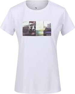 Regatta Fingal VII Damen-T-Shirt, weiß, 46 von Regatta